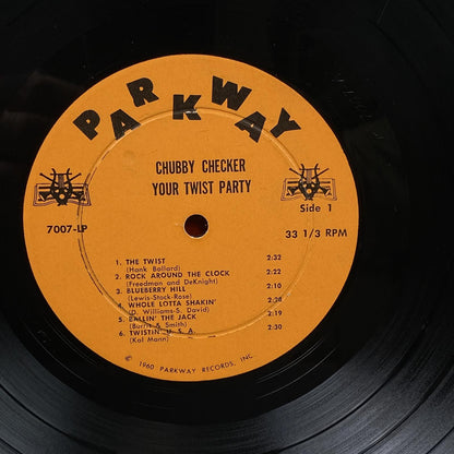 Chubby Checker Your Twist Party Vinyl Record by Parkway Records 1960 - EXCELLENT