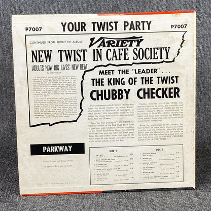Chubby Checker Your Twist Party Vinyl Record by Parkway Records 1960 - EXCELLENT