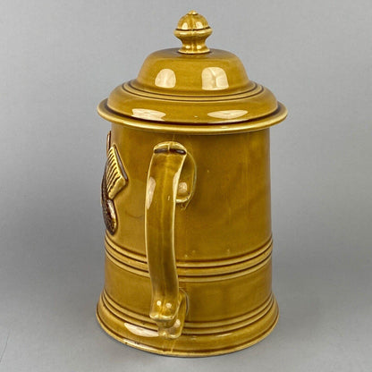 Cookie Jar / Storage Container with lid, 11" tall, marked Japan, vintage