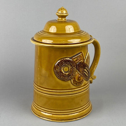 Cookie Jar / Storage Container with lid, 11" tall, marked Japan, vintage