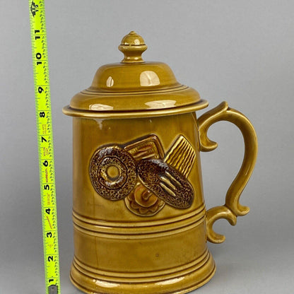 Cookie Jar / Storage Container with lid, 11" tall, marked Japan, vintage