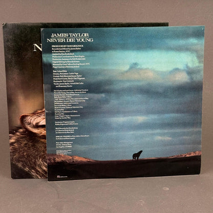 James Taylor Never Die Young Vinyl Record LP 12"1988 -NEAR MINT