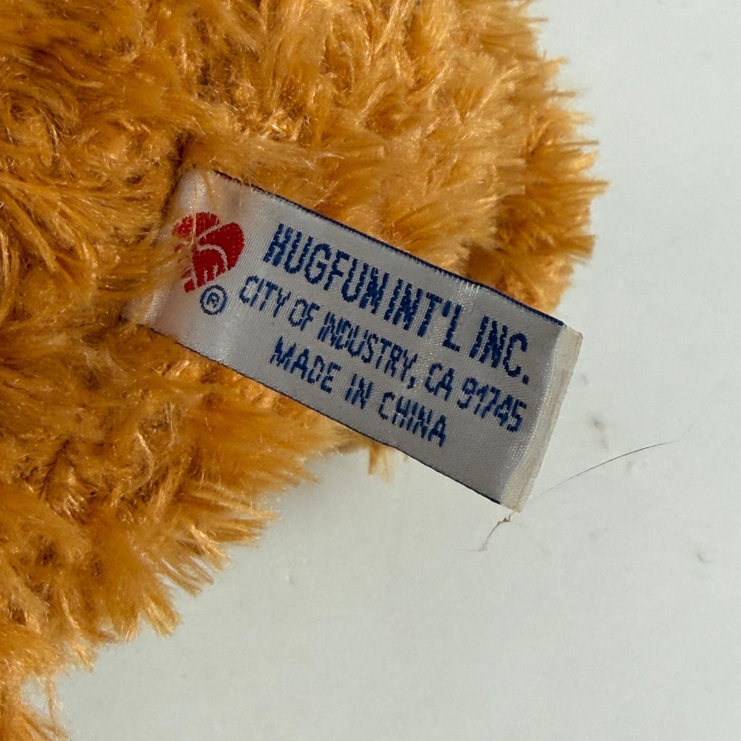 Hugfun 15" Brown Puppy Dog Blue Brown Hat Scarf Winter Holiday Stuffed Plush