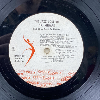 The Jazz Soul of Doctor Kildare Vinyl Record by Choreo Records 1962 - EXCELLENT