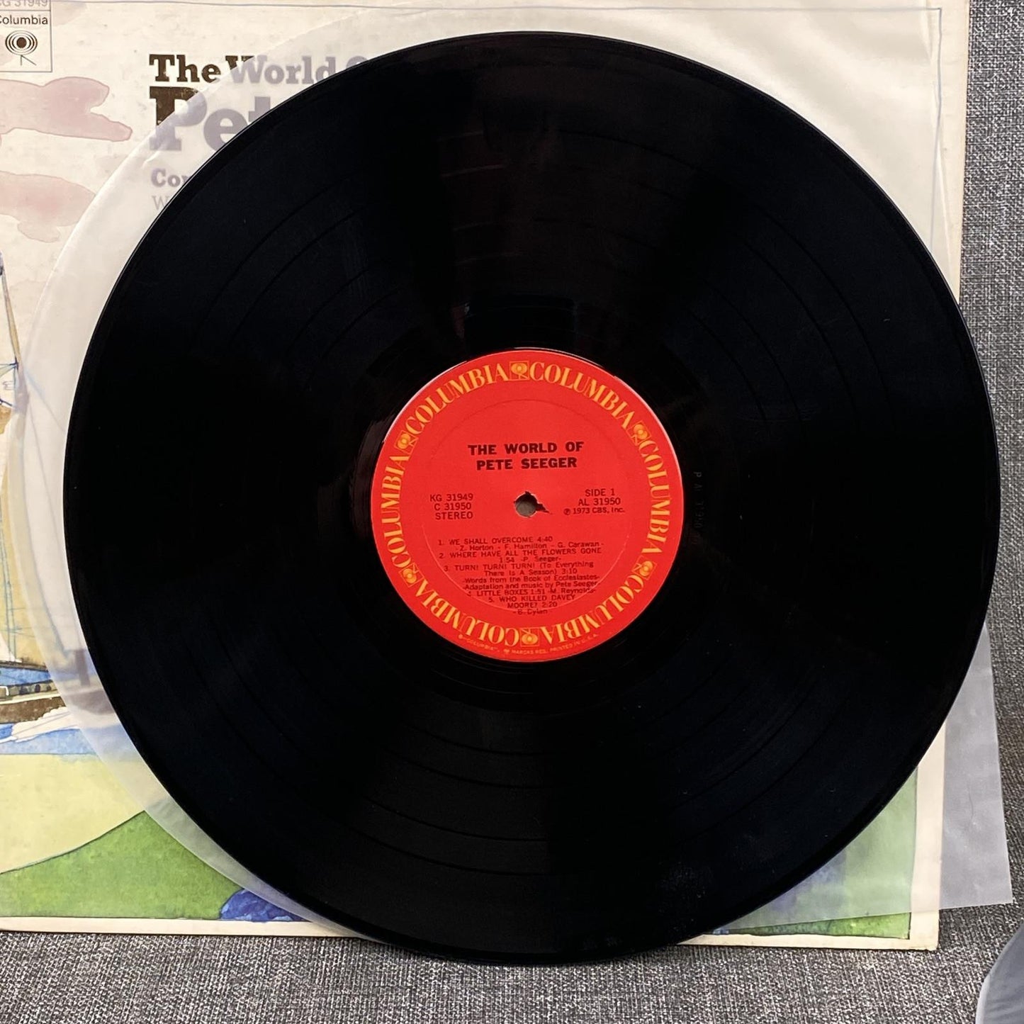 Lot of 2 Pete Seger Vinyl Records Folk music