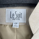 Le Suit Beige Blazer Petite 10P