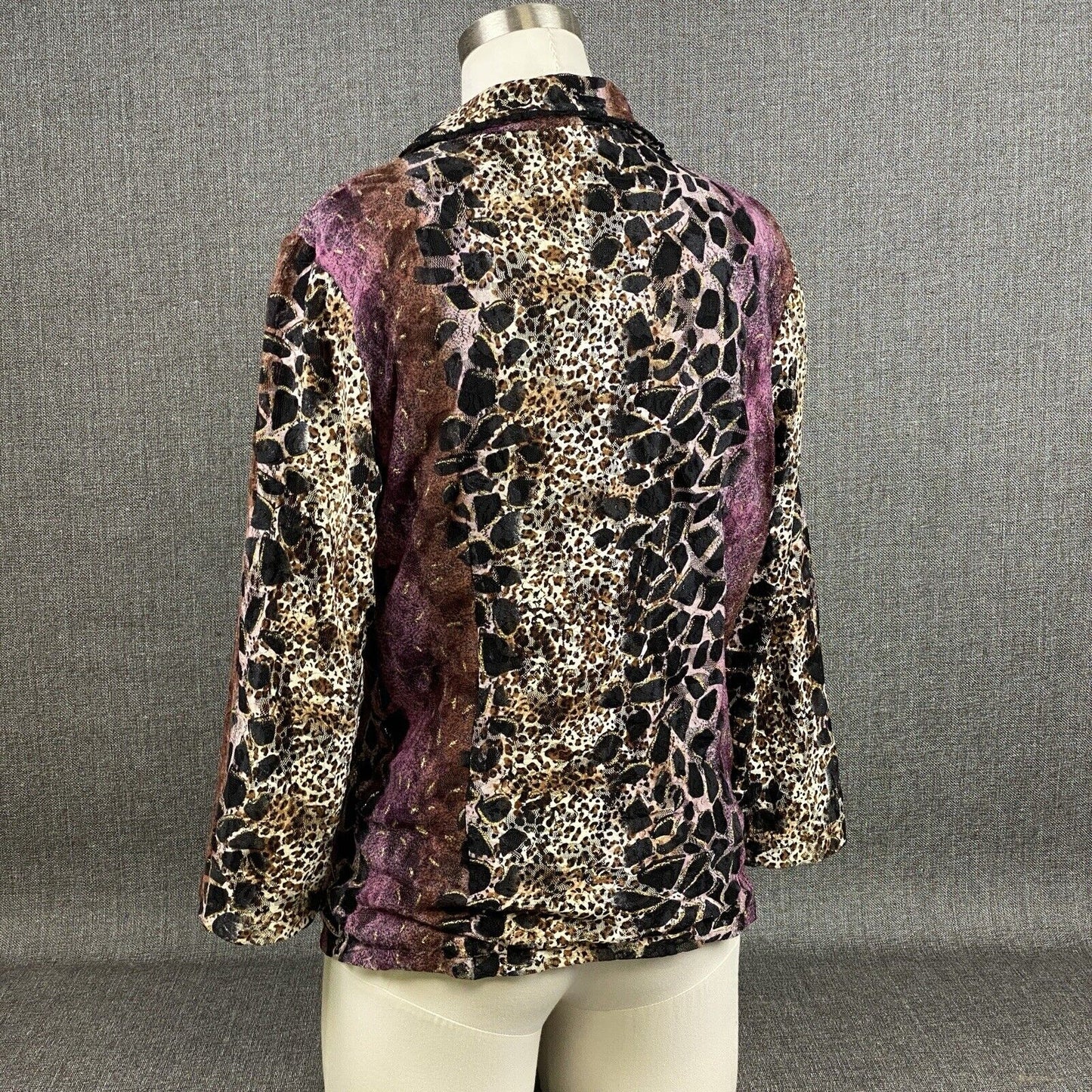 Vintage Alberto Makali Funky Top Laced L (Leopard, Cheeta) Size M