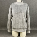 Crown & Ivy Women Sweater Gray Pullover Size Small