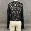 Vintage Black Lace Jacket Size Small (Tag Removed)