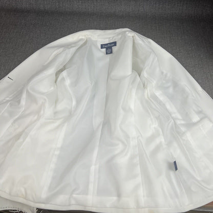 Evan Picone White Blazer Jacket Size 6