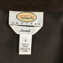 Talbots Petites Brown Button Up Shirt Size 8