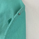 Vintage Preston and York Linen Blend Green Jacket Border Trim Size 10