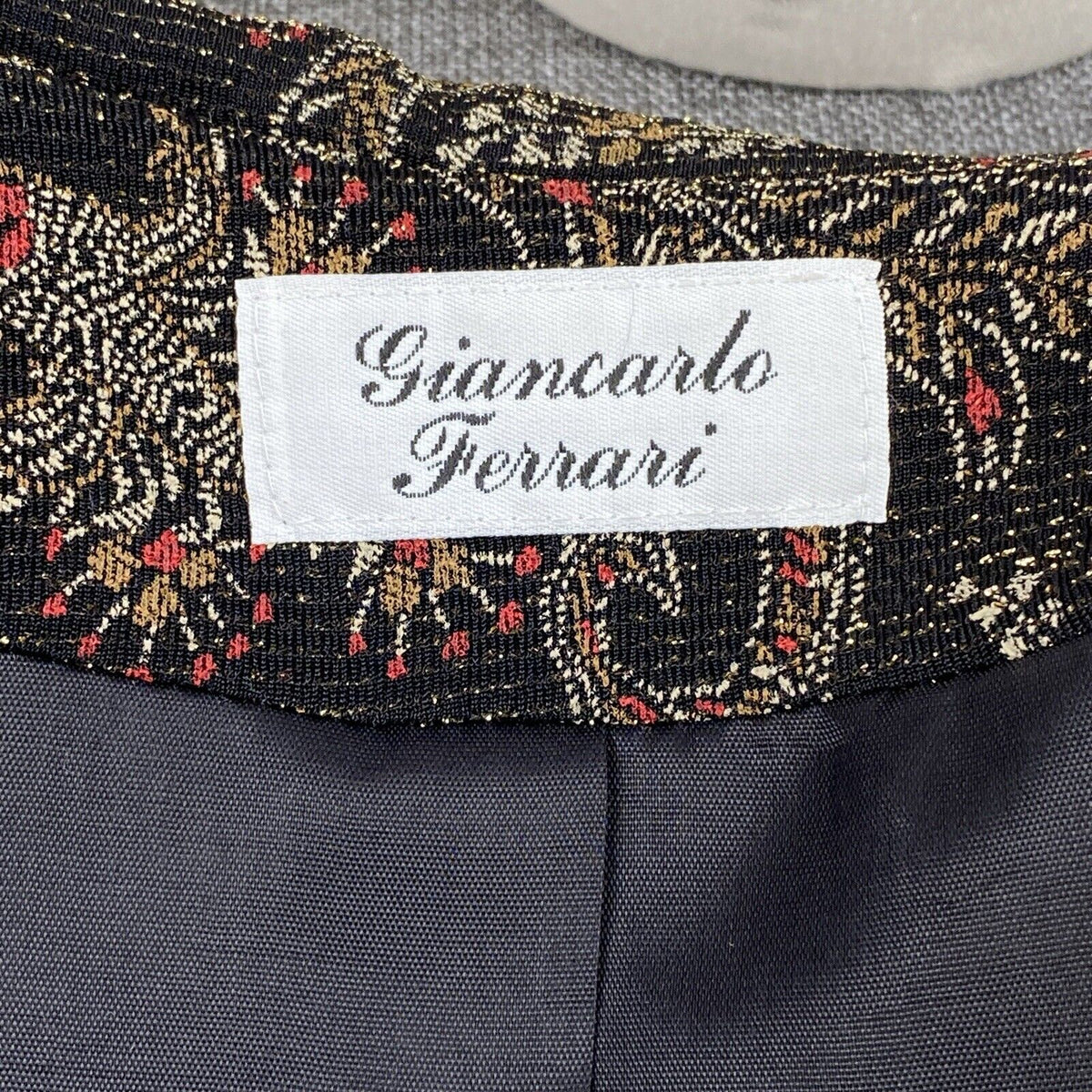 Giancarlo Ferrari Jacket Blazer Women's Size 10 Multicolor Full Zip