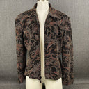 Giancarlo Ferrari Jacket Blazer Women's Size 10 Multicolor Full Zip