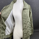 Vintage OUT BROOK Womens Small Jacket Bomber Windbreaker Green