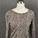 Vertical Design Sweater Womens 2Ply Cashmere V Neck Pullover NWT Size M