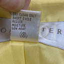 Doncaster Women's BLAZER 10 Petite Yellow Silk Cotton