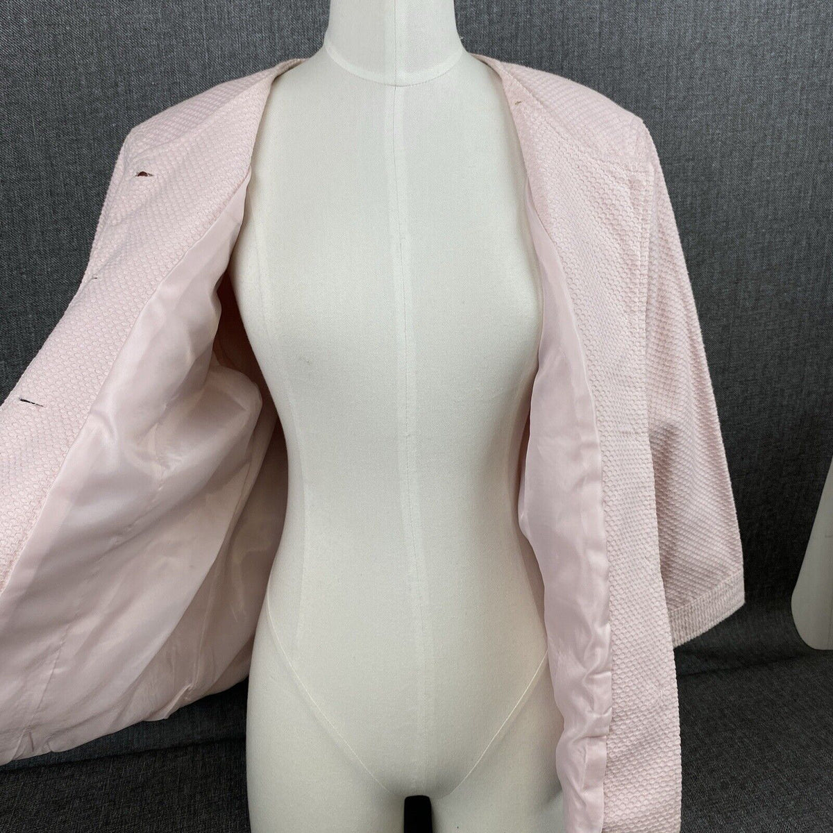 Vintage Joni B Pink Blazer Suit Jacket Womens Size L