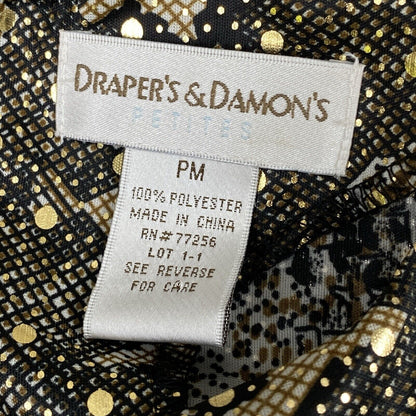 Vintage Drapers and Damons Top Shiny Petite Medium Shiny PM