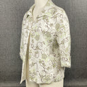 Vintage KIM ROGERS Open Light JACKET 100% Linen Petite Medium PM