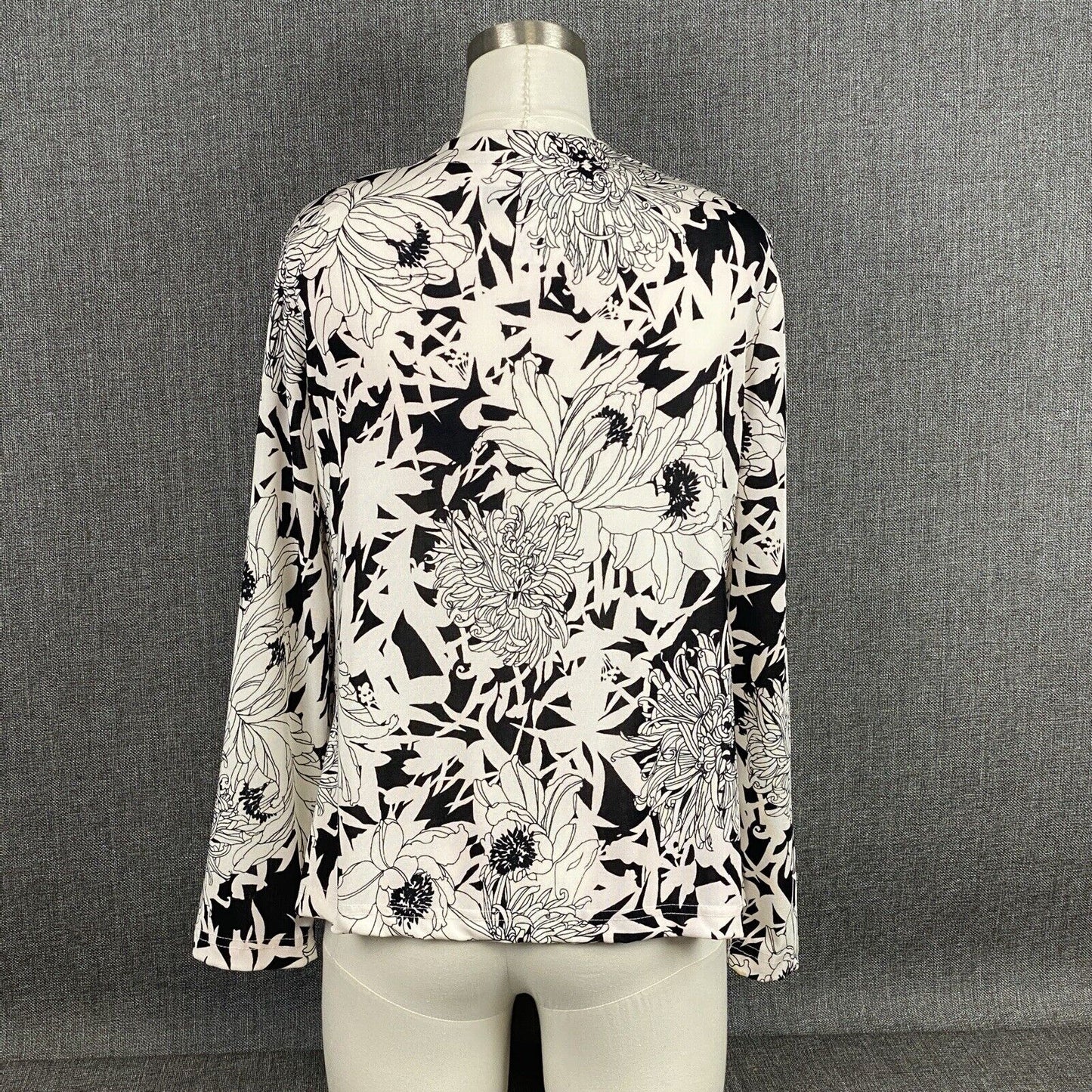 Vintage Ronni Nicole Jacket Black and White Petite Medium PM