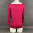 Talbots Womens Long Sleeve Top Size Medium Petite Suplma Cotton Soft PM