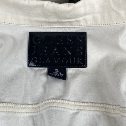 Guess Jeans Glamour Women's Jacket Size XL (READ) Cotton Spandex