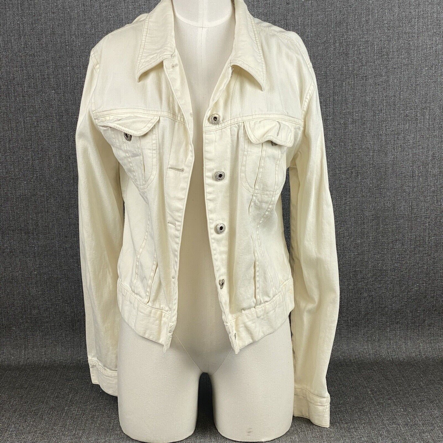 Guess Jeans Glamour Women's Jacket Size XL (READ) Cotton Spandex