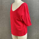 V-Neck Top Red Outfit Size Medium