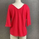 V-Neck Top Red Outfit Size Medium