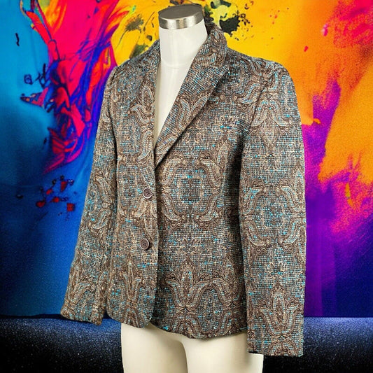 Harve Benard Petite Blazer Jacket Size Petite 12P Wool