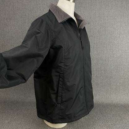 Cabela's Fleece Lined Black Jacket Size M