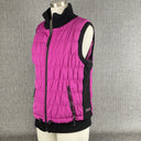 Calvin Klein Vest Womens XL Pink Down Puffer Full Zip Sleeveless