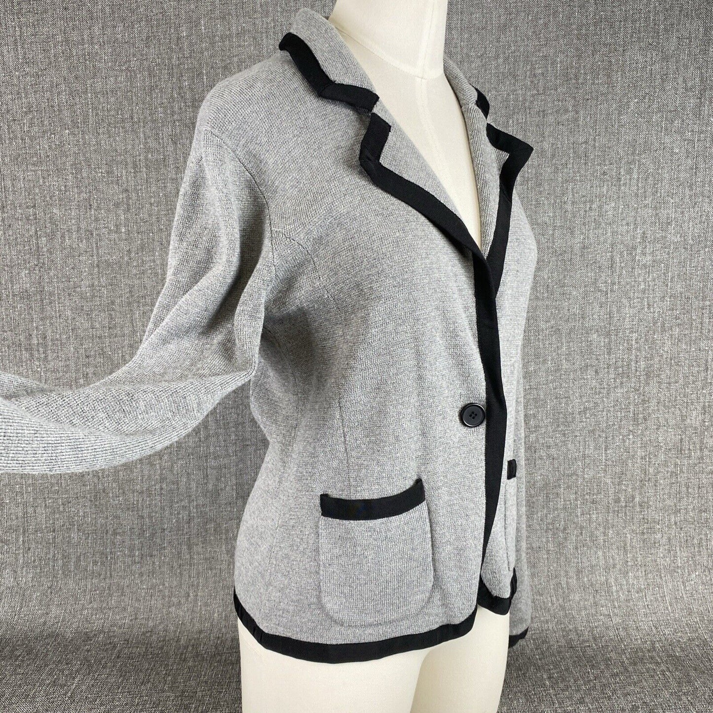 Willi Smith Women's Jacket Black and Grey Size M