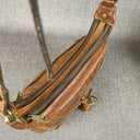 Vintage Patricia Nash Italian Tan Leather Shoulder Bag