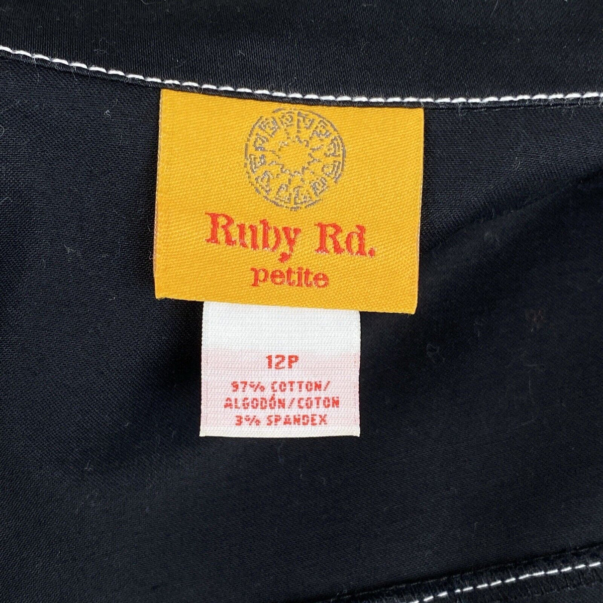 Ruby Rd Woman Black Jacket Size 12P Spandex