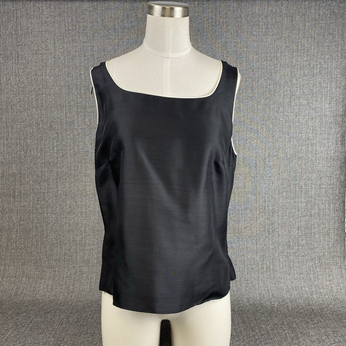 DRAPER'S & DAMON'S Women's Opened Silk Jacket with Sleeveless Top Combo Size 10