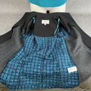 Studio 1 Petite Women's Blue/Black Blazer Jacket and Sleeveless Top Size 10P