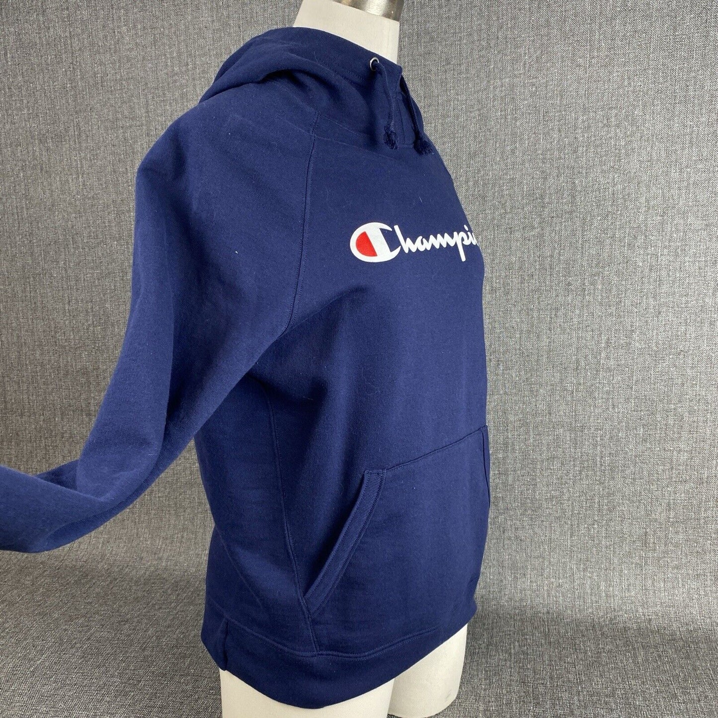 Champion Authentic Athletic Wear Pullover Spellout Hoodie Lightweight Women's S