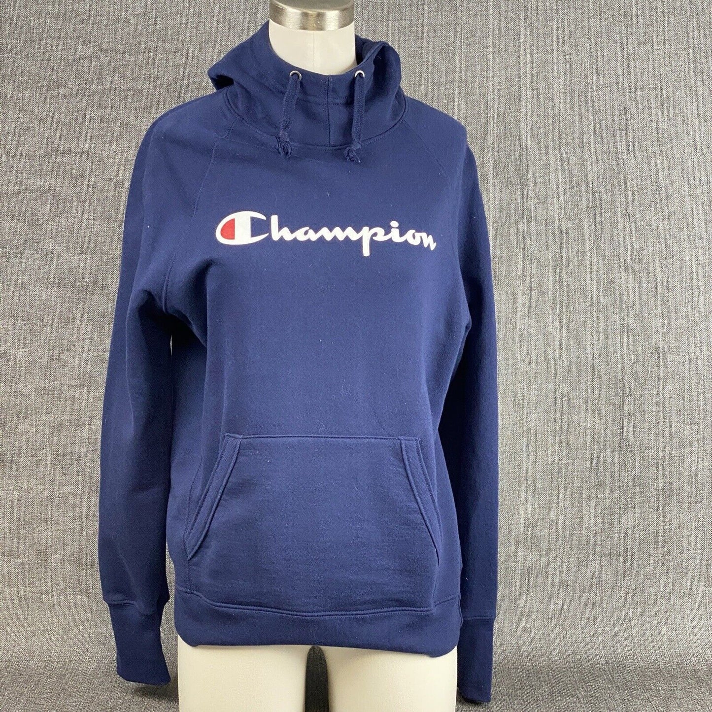 Champion Authentic Athletic Wear Pullover Spellout Hoodie Lightweight Women's S