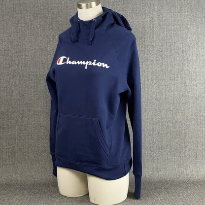 Champion Authentic Athletic Wear Pullover Spellout Hoodie Lightweight Women's S