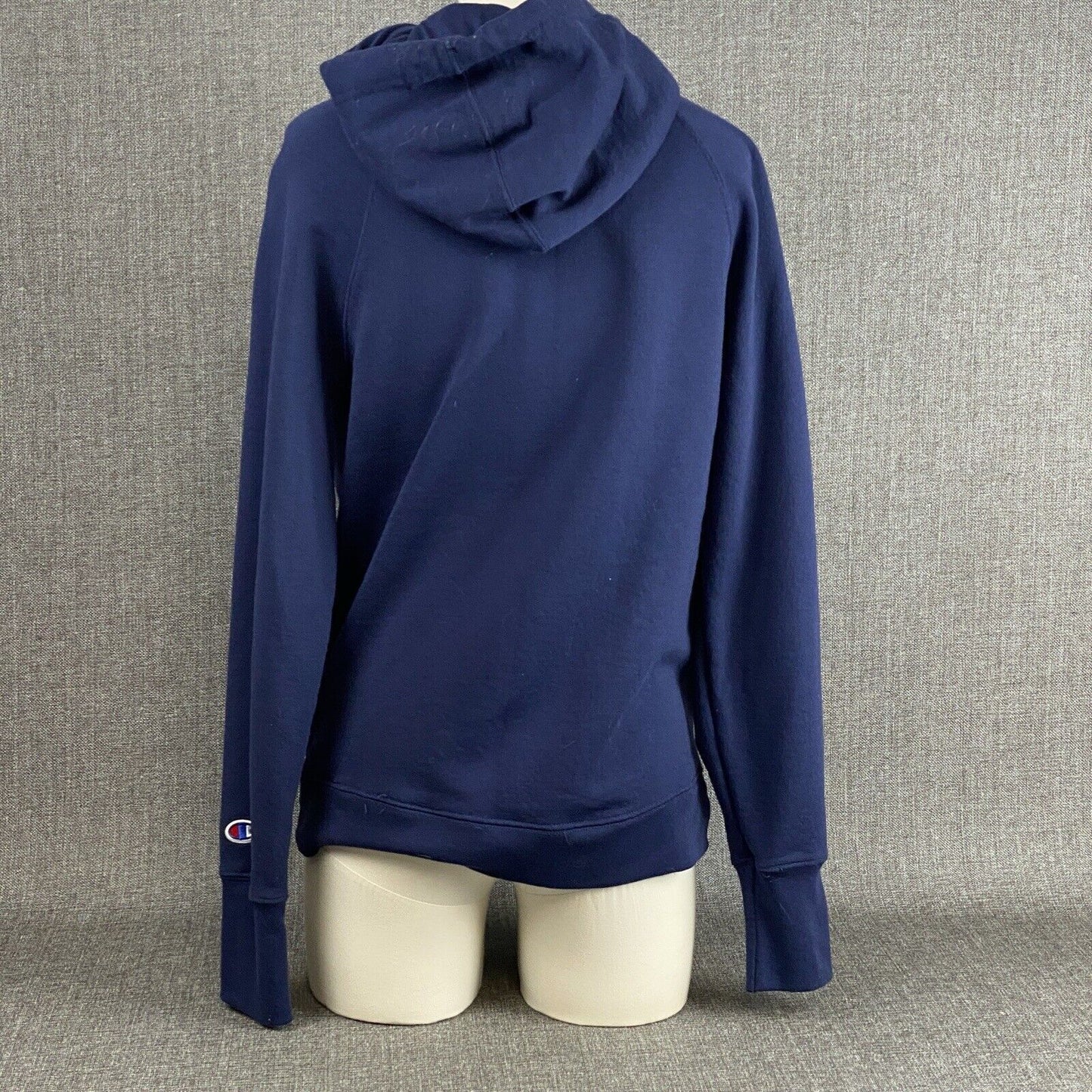 Champion Authentic Athletic Wear Pullover Spellout Hoodie Lightweight Women's S