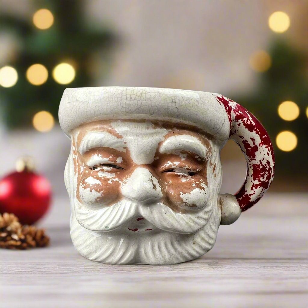 Vintage Japan Christmas Mug Santa