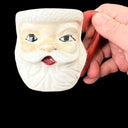 Vintage Two Face Christmas Mug Santa and Mrs Claus