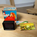 Vintage Slide Viewer with Hong Kong Slides