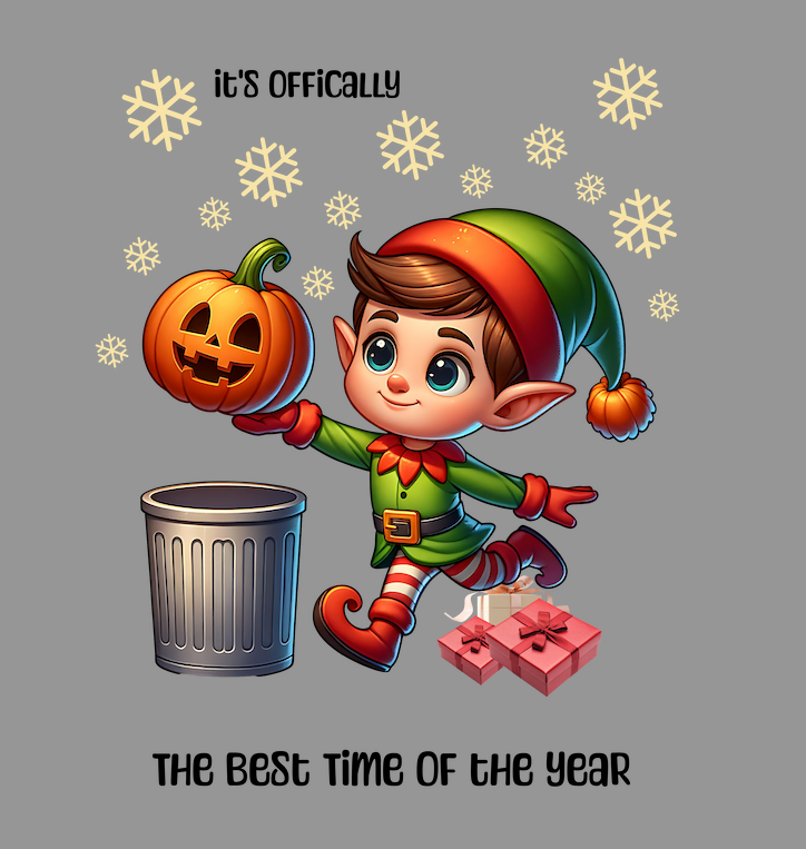 Festive Elf T-Shirt, Holiday Apparel, Christmas Gift, Fun Family Gatherings, Cozy Winter Wear, Jolly Occasion Tee