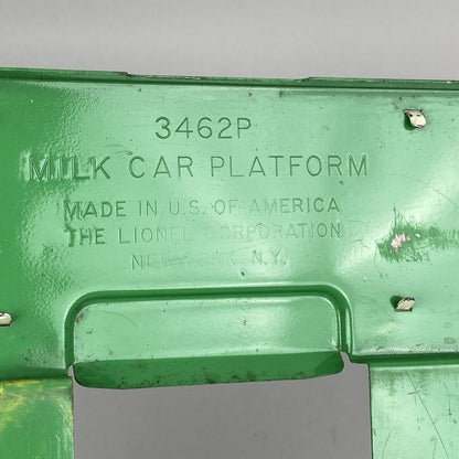 Repainted Lionel 3462P Milk Car Platform