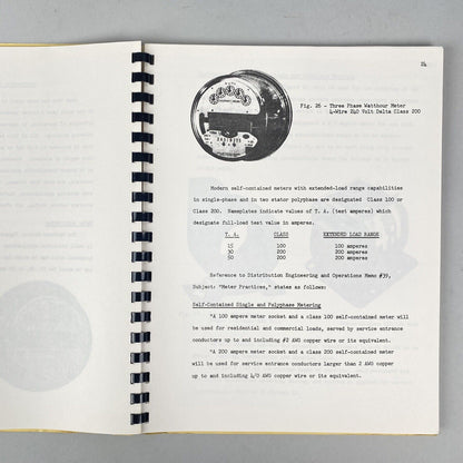 Metering of Alternating Current, SC Electric and Gas Company  Study Guide, 1978