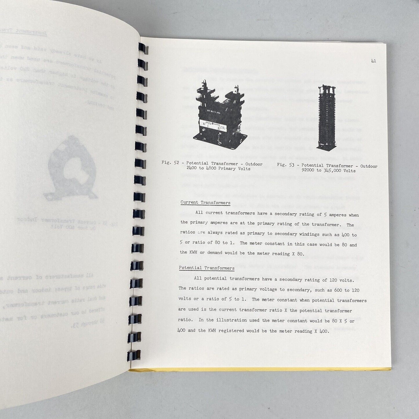 Metering of Alternating Current, SC Electric and Gas Company  Study Guide, 1978