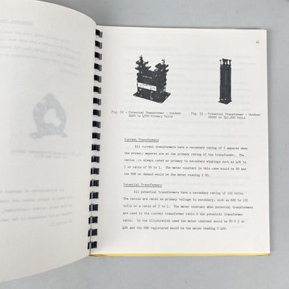 Metering of Alternating Current, SC Electric and Gas Company  Study Guide, 1978